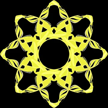 Artwork thumbnail, Yellow star by Meo Design