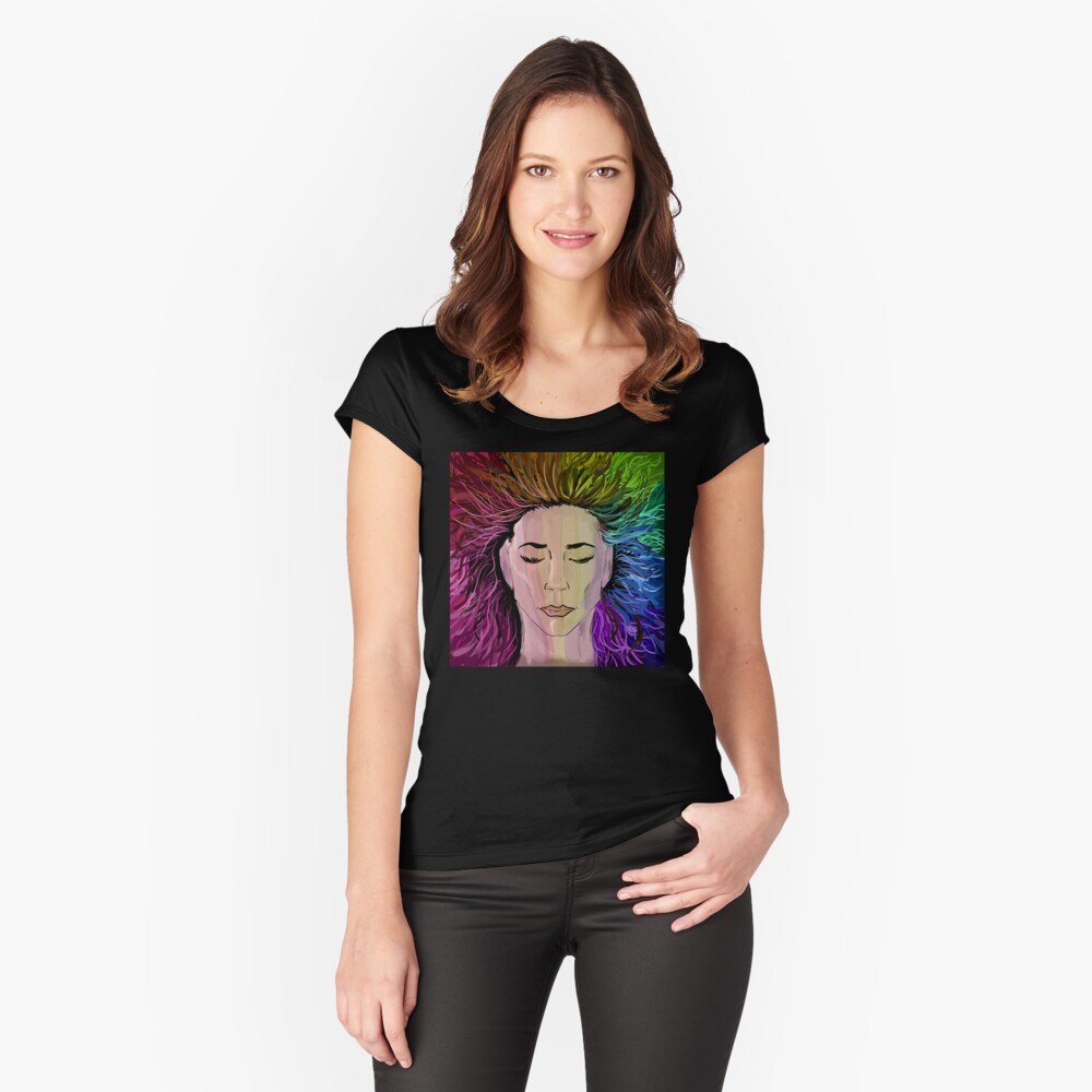 Artikel-Vorschau von Tailliertes Rundhals-Shirt, designt und verkauft von Kobeko.