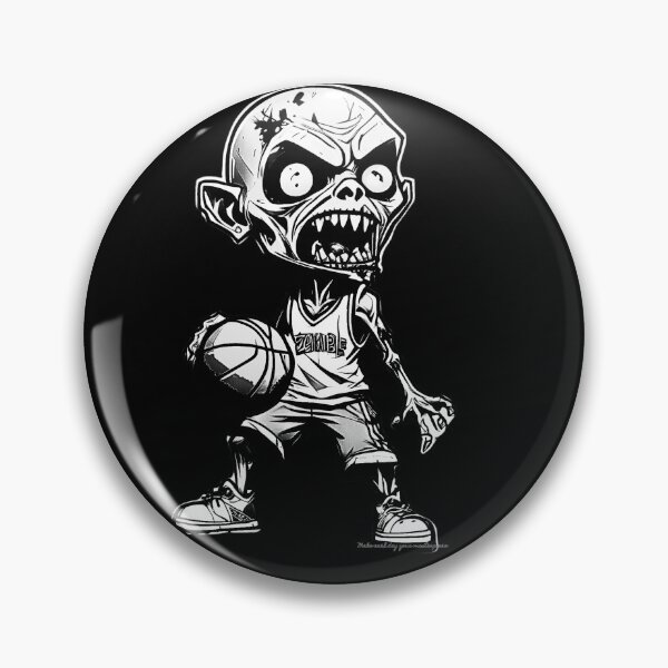 Item preview, Basket of the Undead -Zombie basketball design  designed and sold by attakorn.