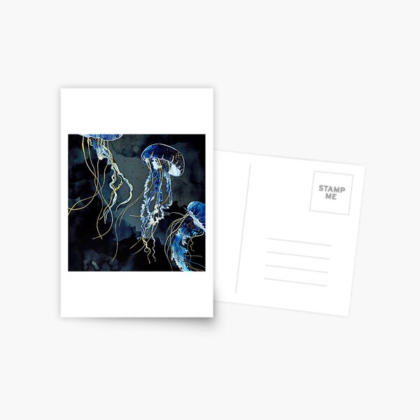 Metallic Ocean III Postcard