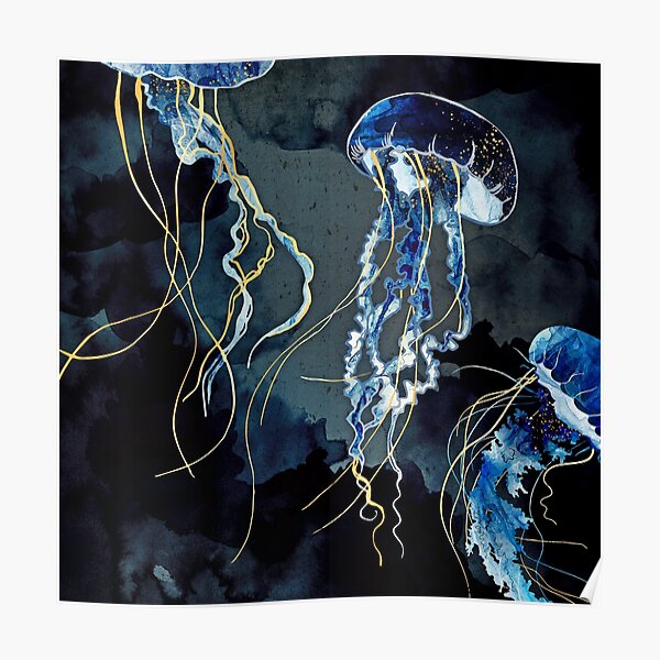 Metallic Ocean III Poster