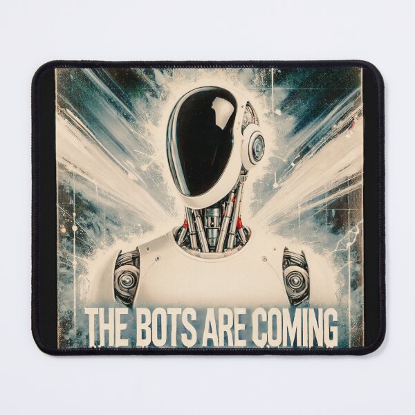 Item preview, the bots are coming designed and sold by TEEJAMBOREE.