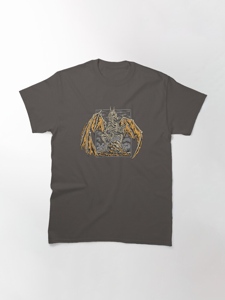 Thumbnail 3 von 7, Classic T-Shirt, Skelett-Drache designt und verkauft von Kobeko.