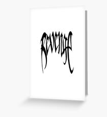 XXXTENTACION - REVENGE Greeting Card