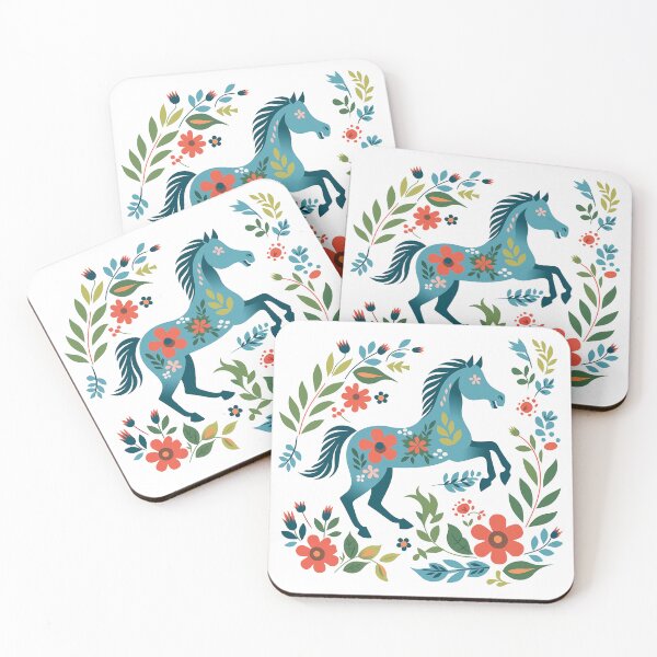 Item preview, Swedish Dala Horses, Floral Horses designed and sold by xiao xuans.
