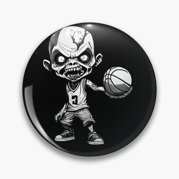 Item preview, Basket of the Undead -Zombie basketball design  designed and sold by attakorn.