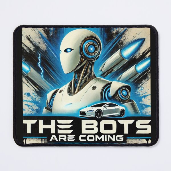 Item preview, the bots are coming designed and sold by TEEJAMBOREE.