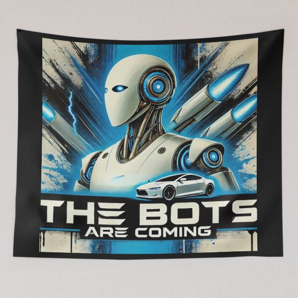 Item preview, the bots are coming designed and sold by TEEJAMBOREE.