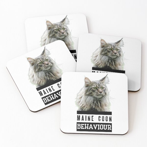 Item preview, Maine Coon Cat Behaviour, Gift for Cat Lovers designed and sold by FunkyCatDesign.