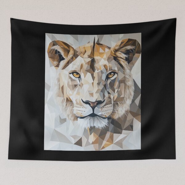 Item preview, Lion Diamond Abstract designed and sold by VelvetRoom.