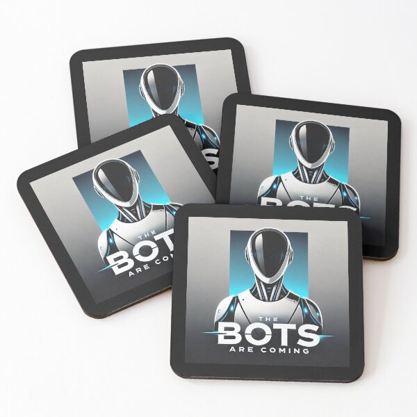 Artikelvorschau, die Bots kommen entworfen und verkauft von TEEJAMBOREE.