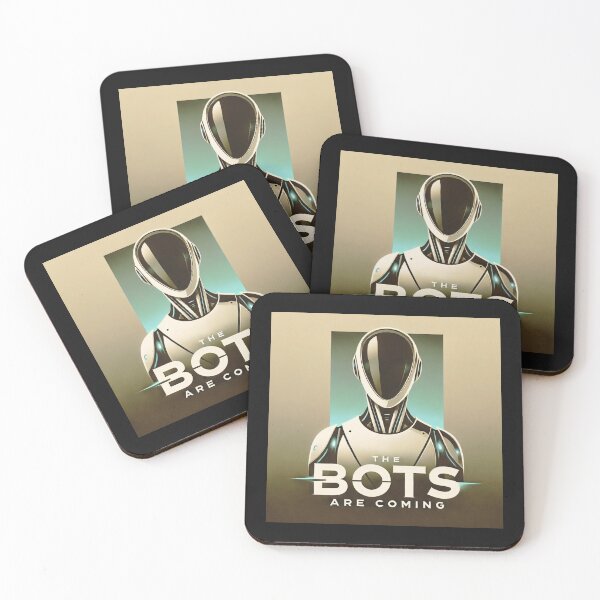 Artikelvorschau, die Bots kommen entworfen und verkauft von TEEJAMBOREE.