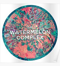 Wassermelonen-Komplex-Kreis Poster