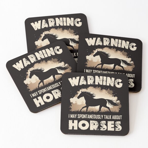 Item preview, Warning I May Spontaneously Talk About Horses Lover designed and sold by AxelBrook.