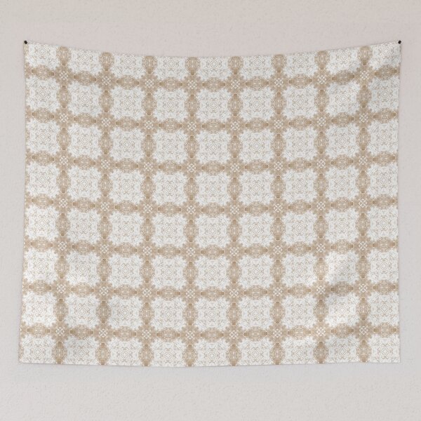 Item preview, Crystal Plaid White and Brown 804100 designed and sold by Art in My Loft.