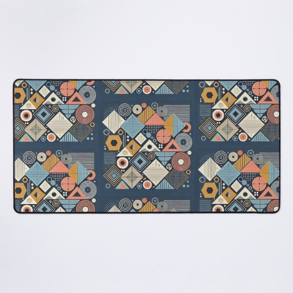 Item preview, colorful geometric pattern designed and sold by Dogandesighn.