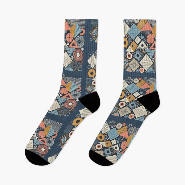 Item preview, colorful geometric pattern designed and sold by Dogandesighn.
