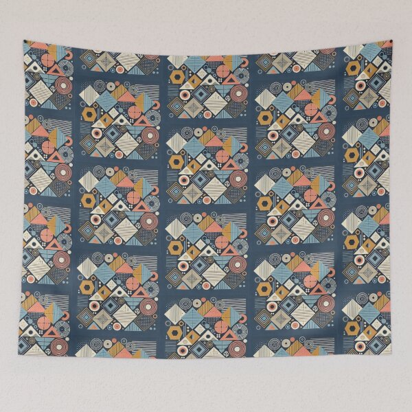 Item preview, colorful geometric pattern designed and sold by Dogandesighn.