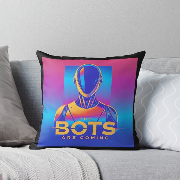 Artikelvorschau, die Bots kommen entworfen und verkauft von TEEJAMBOREE.