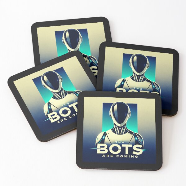 Artikelvorschau, die Bots kommen entworfen und verkauft von TEEJAMBOREE.