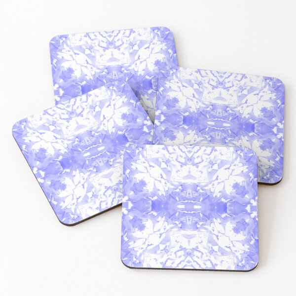 Item preview, Crystal Plaid White and Blue 0003ff designed and sold by Art in My Loft.