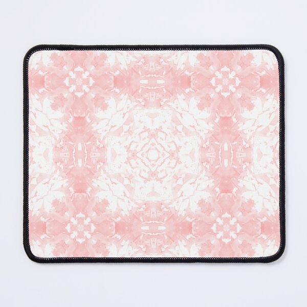 Item preview, Crystal Plaid White and Blush Pink ff8080 designed and sold by Art in My Loft.