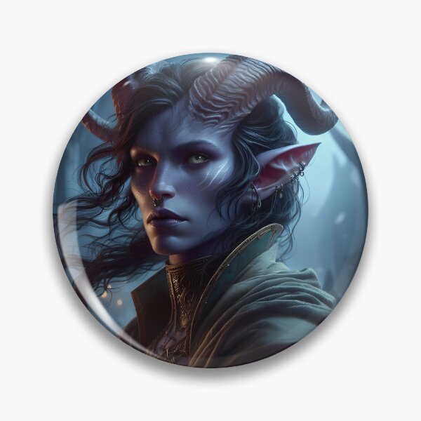 Item preview, Tiefling designed and sold by GalleryBrisArt.