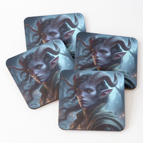 Item preview, Tiefling designed and sold by GalleryBrisArt.