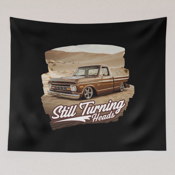Item preview, Still Turning Heads Classic Truck Sunset designed and sold by OskarArts.