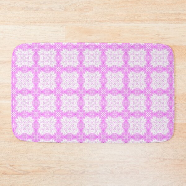Item preview, Crystal Plaid White and Pink Magenta ff00fc designed and sold by Art in My Loft.