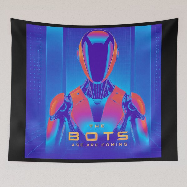 Item preview, the bots are coming designed and sold by TEEJAMBOREE.