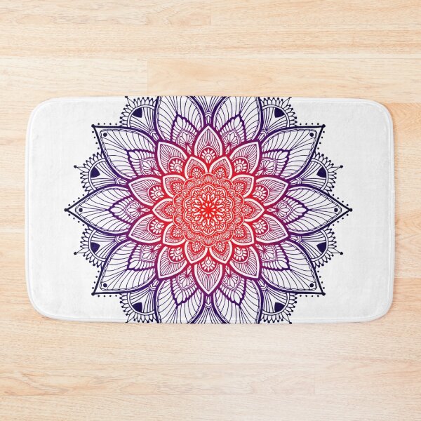 Item preview, mandala black-blue-red gradient designed and sold by emanscorfna.