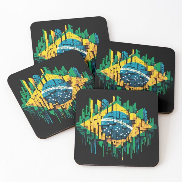 Item preview, Brazil Flag designed and sold by maistendencias.