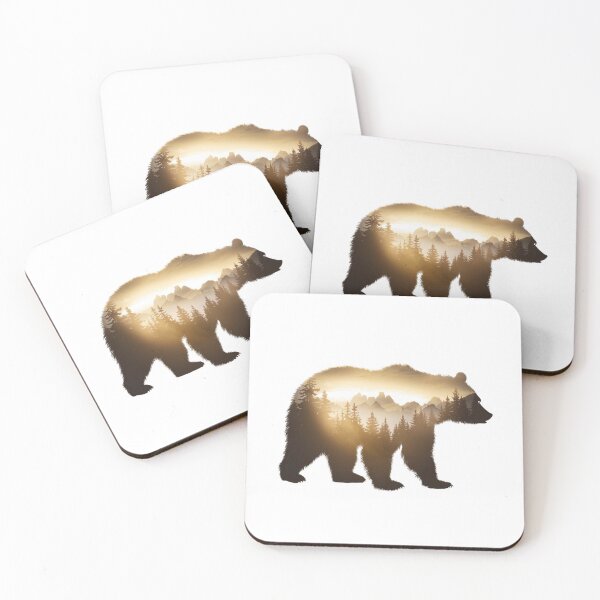 Item preview, Bear and mountains, Wild and free,  Freedom, Majestic, Independece designed and sold by KolorellaS.