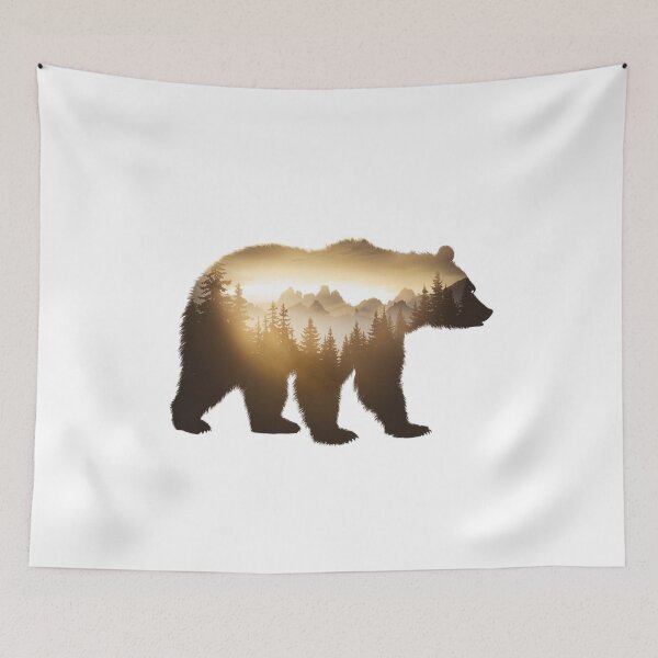 Item preview, Bear and mountains, Wild and free,  Freedom, Majestic, Independece designed and sold by KolorellaS.