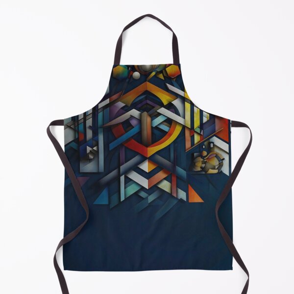 Item preview, Dynamic geometric patterns with navy blue background designed and sold by Sigtrix.