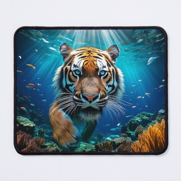 Item preview, Aquatic Tiger Realm designed and sold by Unwind-Art-Work.