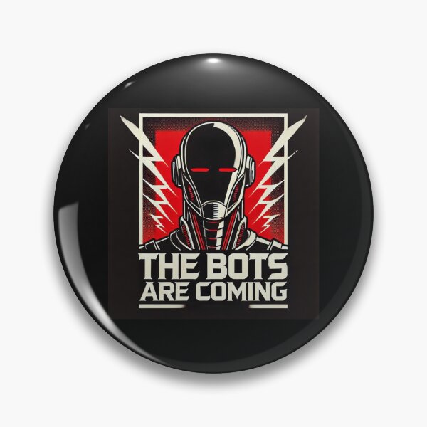 Item preview, the bots are coming designed and sold by TEEJAMBOREE.