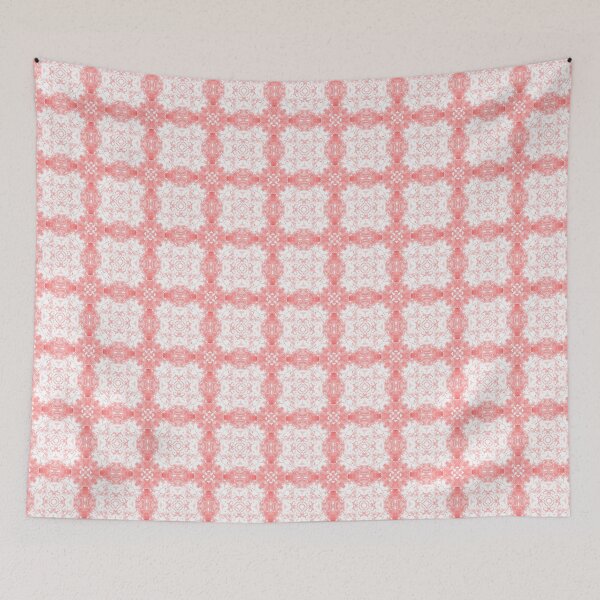 Item preview, Crystal Plaid White and Red ff0000 designed and sold by Art in My Loft.