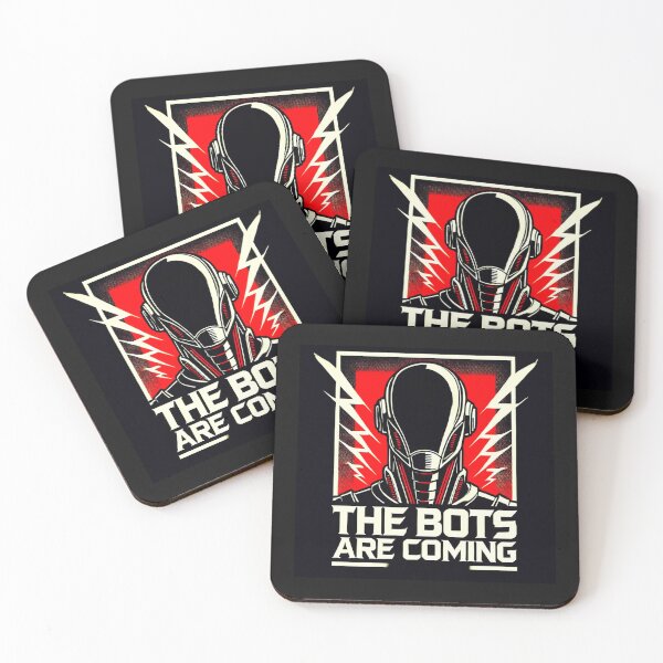 Item preview, the bots are coming designed and sold by TEEJAMBOREE.