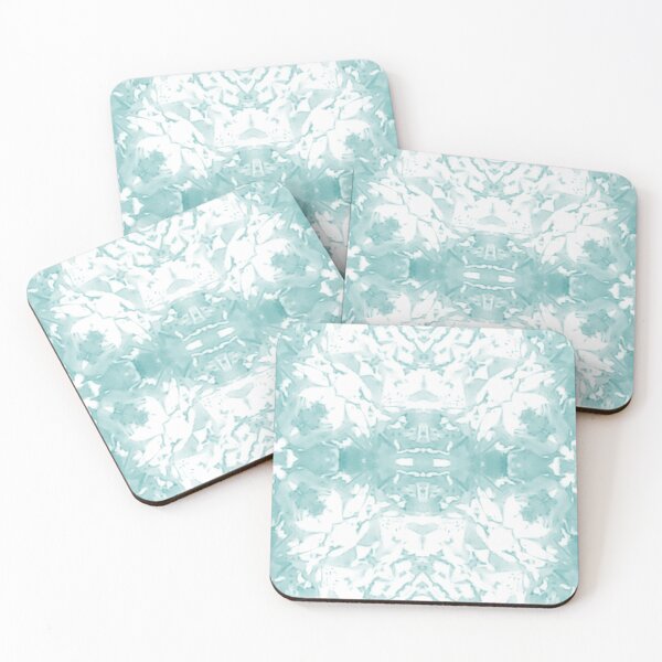 Item preview, Crystal Plaid White and Teal 008080 designed and sold by Art in My Loft.