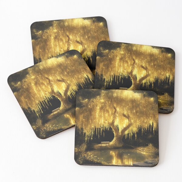 Item preview, Golden Willow Tree of Serenity designed and sold by Desireehaz.