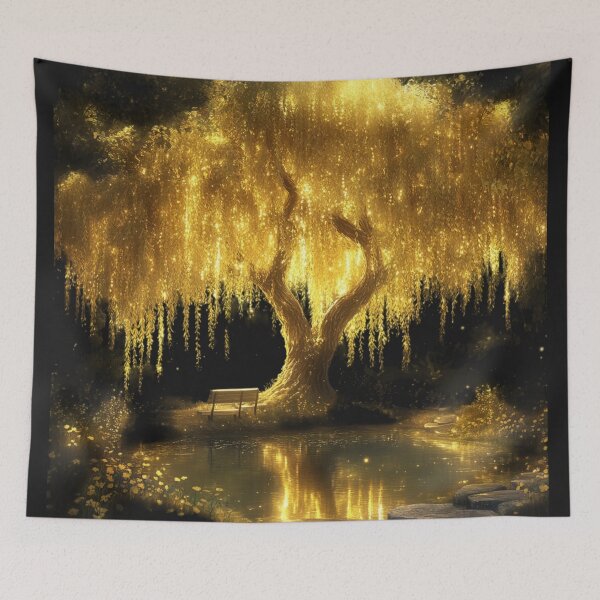 Item preview, Golden Willow Tree of Serenity designed and sold by Desireehaz.