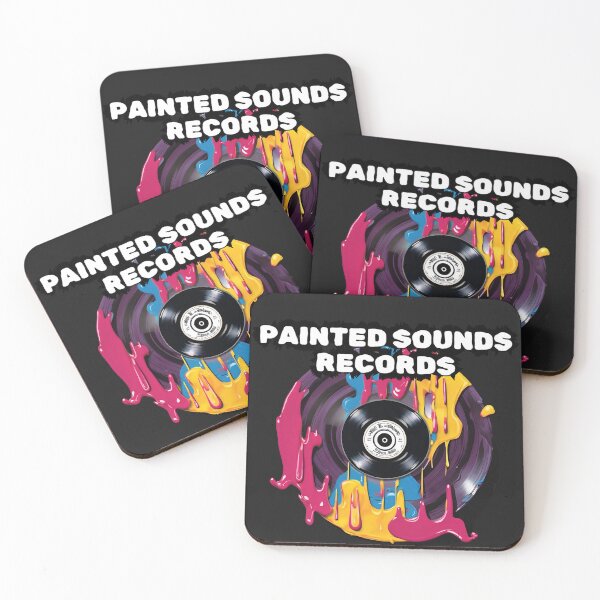 Item preview, Painted Sounds Records designed and sold by FroggyFly Designs.