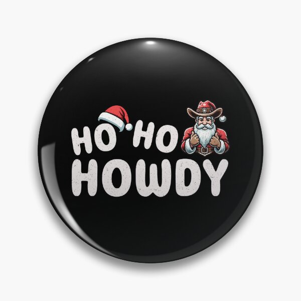 Item preview, Santa Claus Cowboy Ho Ho Howdy designed and sold by LuminOrb.