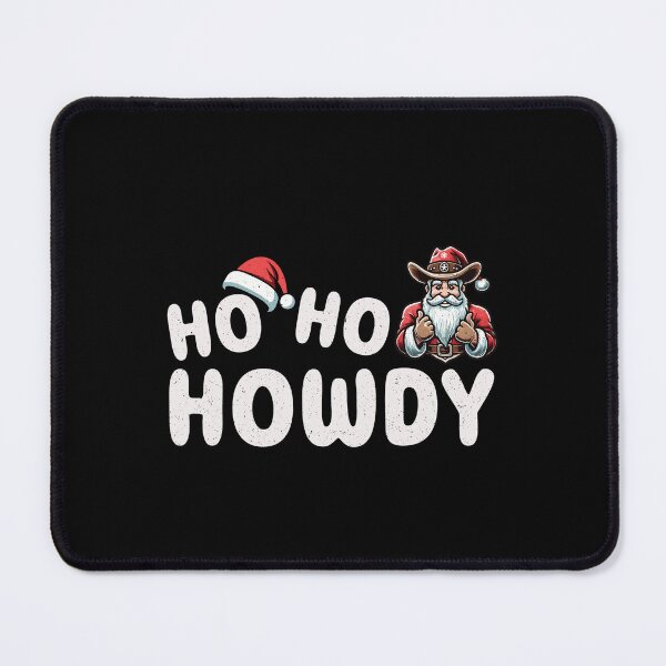 Item preview, Santa Claus Cowboy Ho Ho Howdy designed and sold by LuminOrb.