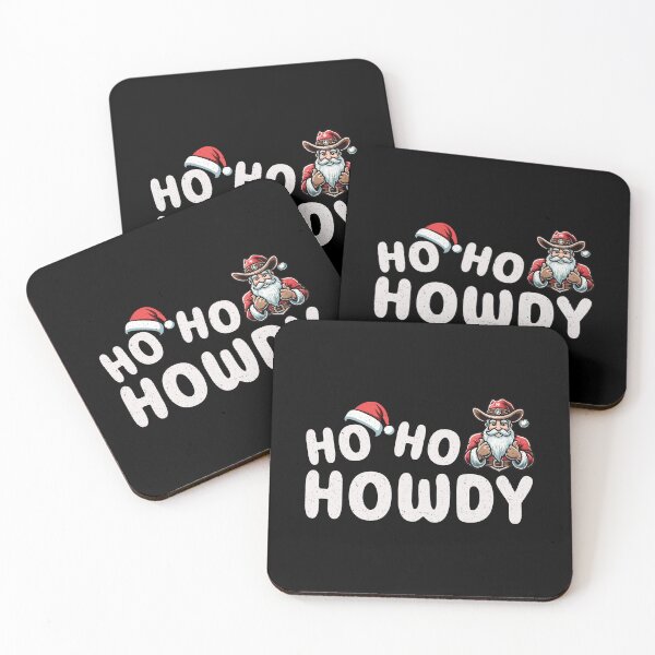 Item preview, Santa Claus Cowboy Ho Ho Howdy designed and sold by LuminOrb.