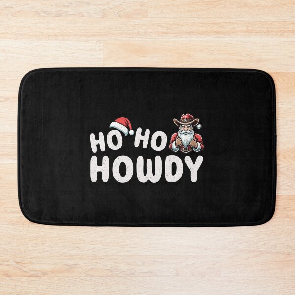 Item preview, Santa Claus Cowboy Ho Ho Howdy designed and sold by LuminOrb.