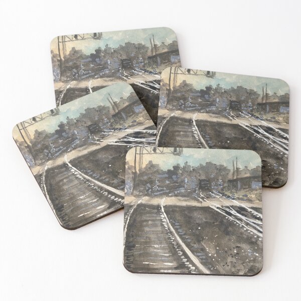 Item preview, Ocala Train Tracks designed and sold by TheArtCave.