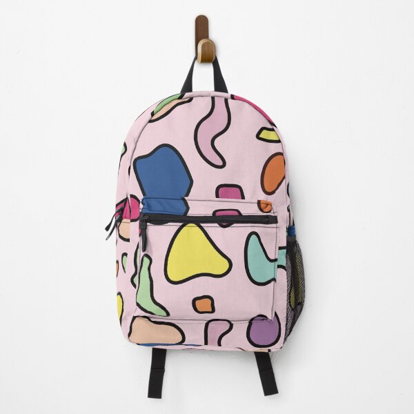 Item preview, 80s pattern, colorful good mood pattern, spot pattern on pink designed and sold by CrocoDi.